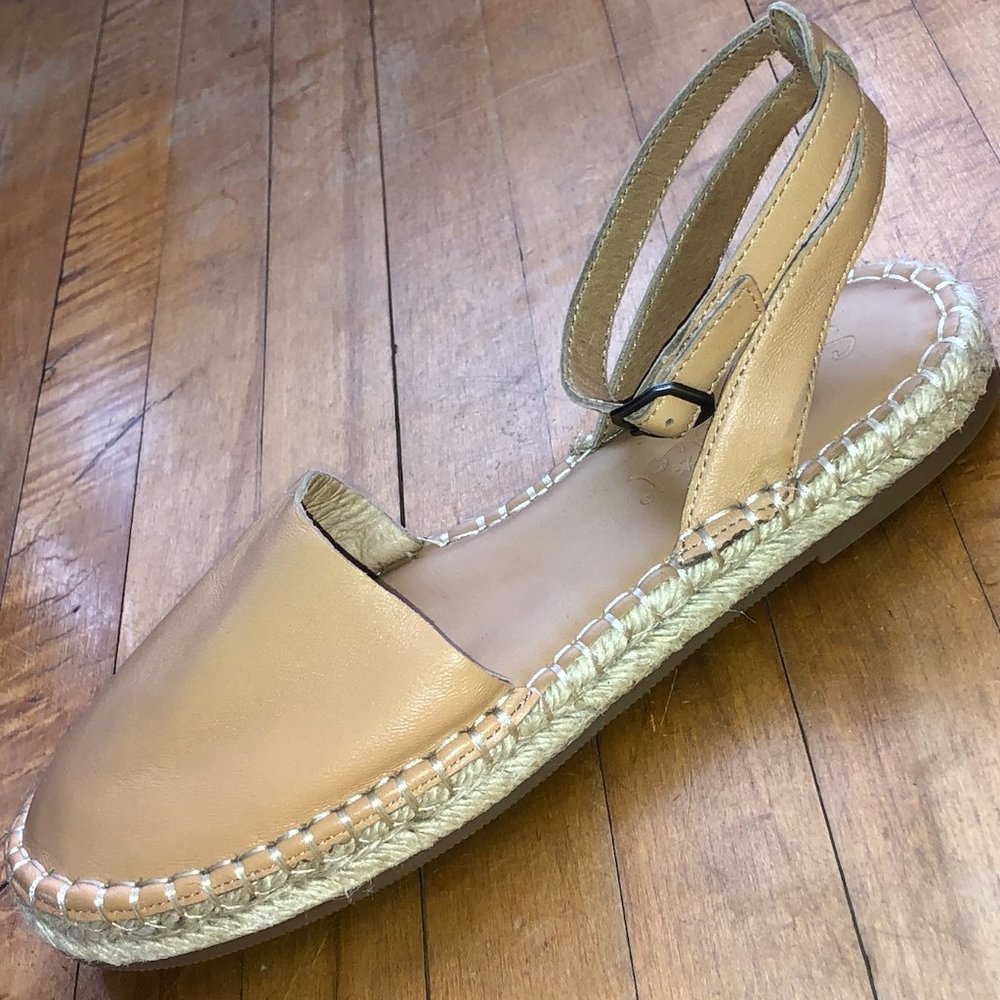 Espadrille sandal by Splendid, natural/beige, size 7.5, new/unworn without tags